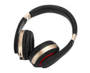 Foldable Bluetooth Headset Wireless Over Ear Stereo Headsets with Mic Gaming HeadphoneGold