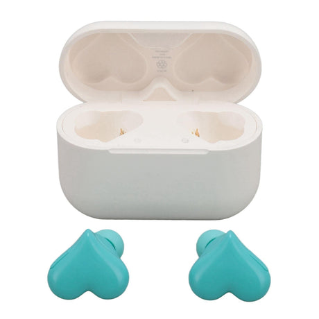 Heart Shaped Earbuds Cute Wireless Bluetooth5.3 Headphones Lightweight Noise Reduction Earbuds for Music Call Video Game