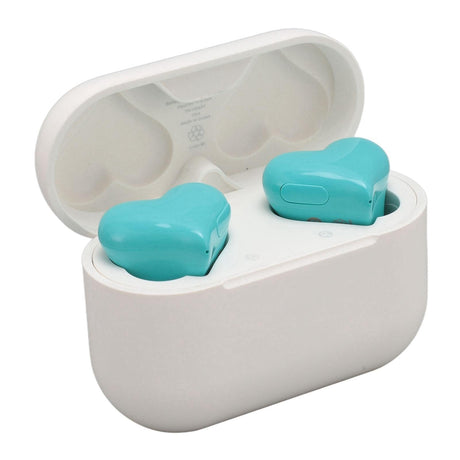 Heart Shaped Earbuds Cute Wireless Bluetooth5.3 Headphones Lightweight Noise Reduction Earbuds for Music Call Video Game