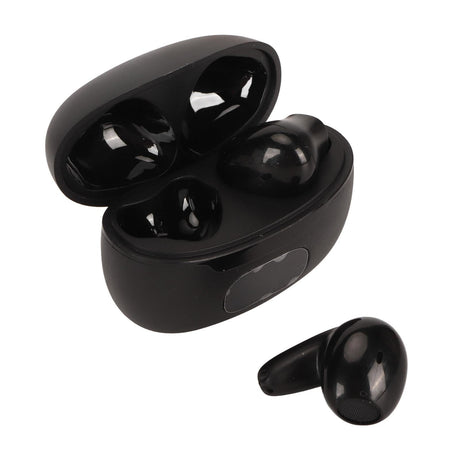 Bluetooth Translator Earbuds Noise Reduction 74 Languages 70 Accents Wireless Translator Earbuds with Digital Display Black