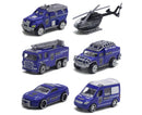 6Pcs Engineering Vehicle Simulate Gifts 1/58 Scale Boy and Girls Interactive Play Pull Back Car for School