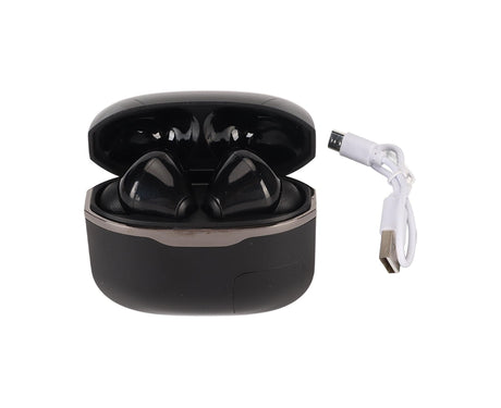 Wireless Earbuds Bluetooth 5.0 LED Digital Display 24Hrs Play Time HiFi Sports Earphones for Music Black