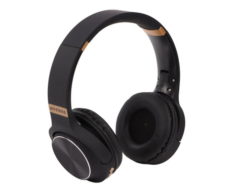 Foldable Bluetooth Headset Multifunction Noise Canceling HiFi Stereo Wireless Bluetooth Headphones Black