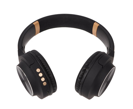 Foldable Bluetooth Headset Multifunction Noise Canceling HiFi Stereo Wireless Bluetooth Headphones Black