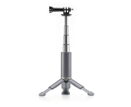 Portable Sport Camera Holder Stand Selfie Stick Mini Tripod for DJI OSMO Action Silver Grey