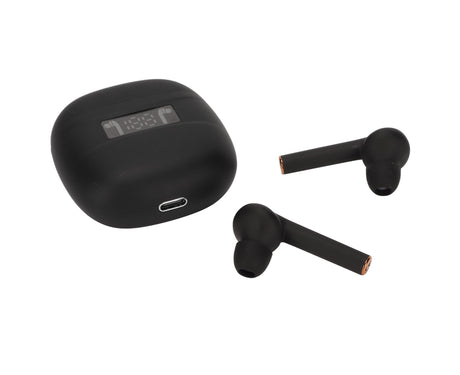 Language Translator Earbuds Support 144 Languages Online Translation Wireless Translator Device with Digital Display Black