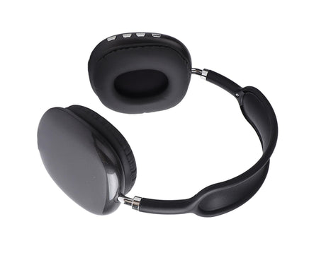 Wireless Bluetooth Headset Bluetooth 5.0 and EDR Stereo Noise Cancelling Lightweight Foldable Bluetooth Headphone Black Type 1