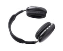 Wireless Bluetooth Headset Bluetooth 5.0 and EDR Stereo Noise Cancelling Lightweight Foldable Bluetooth Headphone Black Type 1