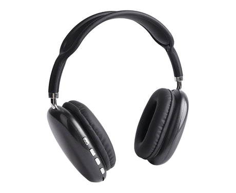 Wireless Bluetooth Headset Bluetooth 5.0 and EDR Stereo Noise Cancelling Lightweight Foldable Bluetooth Headphone Black Type 1