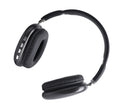Wireless Bluetooth Headset Bluetooth 5.0 and EDR Stereo Noise Cancelling Lightweight Foldable Bluetooth Headphone Black Type 1