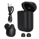 Smart Wireless Bluetooth 5.0 Single Ear Translation Headset Earphone with Charging Box