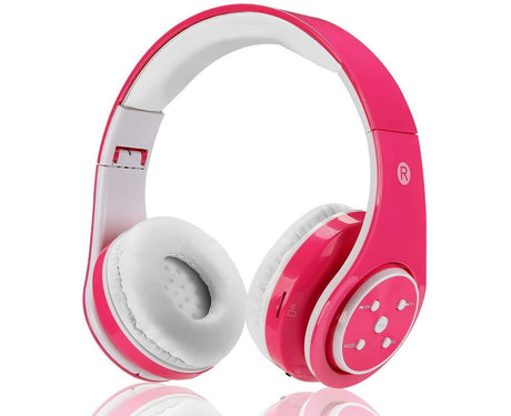 babies Bluetooth Headphones - Volume Limited Foldable - Wireless Headphones with Mic
