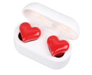 Wireless Earbuds Multifunction Stylish Lightweight Noise Canceling Stereo Heart Shaped Bluetooth Earphones