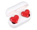 Wireless Earbuds Multifunction Stylish Lightweight Noise Canceling Stereo Heart Shaped Bluetooth Earphones