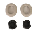 Headphone Ear Pads Protein Leather Noise Insulation Memory Foam Sponge Cushions for WH 1000XM5 Wireless Headset Platinum Silver