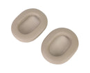 Headphone Ear Pads Protein Leather Noise Insulation Memory Foam Sponge Cushions for WH 1000XM5 Wireless Headset Platinum Silver