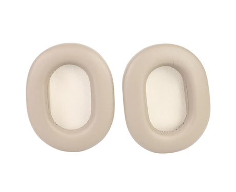 Headphone Ear Pads Protein Leather Noise Insulation Memory Foam Sponge Cushions for WH 1000XM5 Wireless Headset Platinum Silver