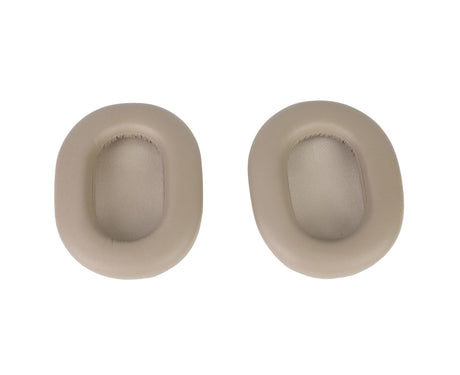 Headphone Ear Pads Protein Leather Noise Insulation Memory Foam Sponge Cushions for WH 1000XM5 Wireless Headset Platinum Silver