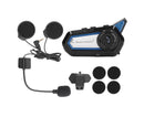 BT31 Motorcycle Bluetooth Helmet Headset Wireless Hands Free Stereo Waterproof Noise Cancelling Headset with Flashlight