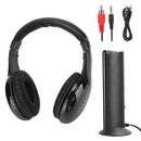 5 in 1 FM Wireless Headset Built in Microphone Earphone Headset with Charging Stand