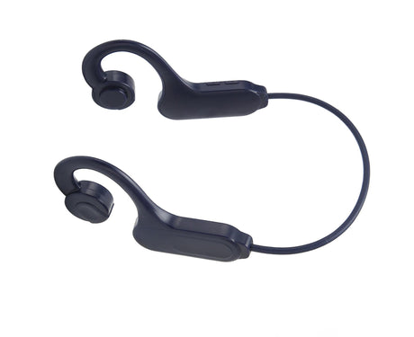 Bone Conduction Headphones Bluetooth 5.3 LED Digital Display IPX5 Waterproof Wireless Earphones for Sports Blue