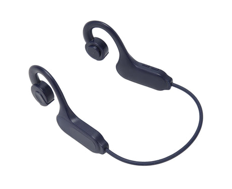 Bone Conduction Headphones Bluetooth 5.3 LED Digital Display IPX5 Waterproof Wireless Earphones for Sports Blue