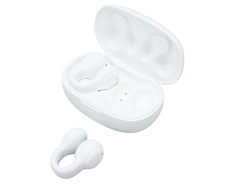 Wireless Earbuds Noise Reduction Bluetooth 5.3 Wireless Sports Earphones with Earhooks for Sports Work White
