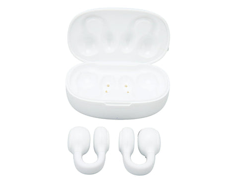 Wireless Earbuds Noise Reduction Bluetooth 5.3 Wireless Sports Earphones with Earhooks for Sports Work White