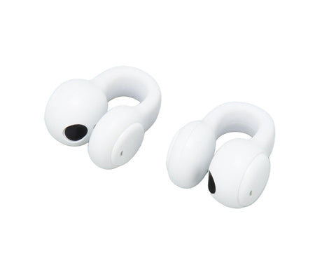 Wireless Earbuds Noise Reduction Bluetooth 5.3 Wireless Sports Earphones with Earhooks for Sports Work White