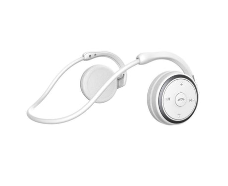 Neckband Headphones - Lightweight Foldable - Wireless Sweatproof Sports Headset with Mic