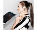 Neckband Headphones - Lightweight Foldable - Wireless Sweatproof Sports Headset with Mic