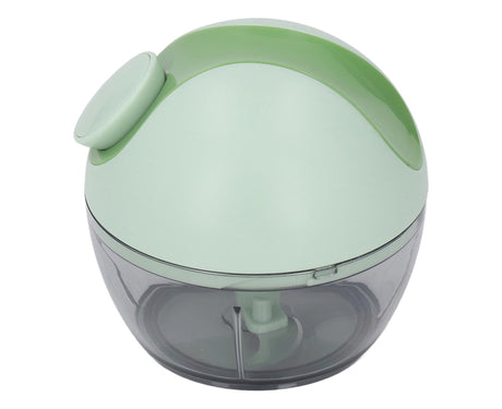 Manual Garlic Chopper Multifunctional Mini Hand Pull String Garlic Mincer Food Processor for Home Light Green
