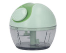 Manual Garlic Chopper Multifunctional Mini Hand Pull String Garlic Mincer Food Processor for Home Light Green