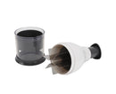 Mini Chopper White Manual Stainless Steel Blade PP Material Easy Disassemble Vegetable Chopper for Onions Nuts