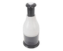 Mini Chopper White Manual Stainless Steel Blade PP Material Easy Disassemble Vegetable Chopper for Onions Nuts