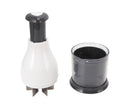 Mini Chopper White Manual Stainless Steel Blade PP Material Easy Disassemble Vegetable Chopper for Onions Nuts