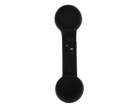 Bluetooth Telephone Handset Retro Radiation Proof Rechargeable Wireless Mobile Phone Handset Receiver Black