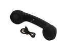 Bluetooth Telephone Handset Retro Radiation Proof Rechargeable Wireless Mobile Phone Handset Receiver Black