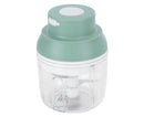 Mini Vegetable Cutter 250ml Electric Garlic Masher Crusher Grinder Kitchen AccessoryGreen