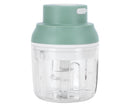 Mini Vegetable Cutter 250ml Electric Garlic Masher Crusher Grinder Kitchen AccessoryGreen