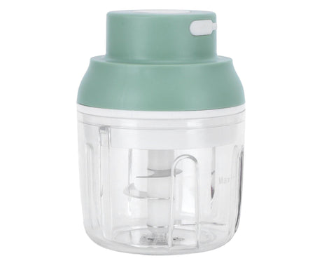 Mini Vegetable Cutter 250ml Electric Garlic Masher Crusher Grinder Kitchen AccessoryGreen