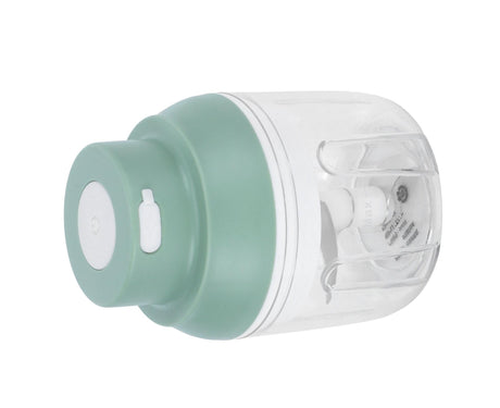 Mini Vegetable Cutter 250ml Electric Garlic Masher Crusher Grinder Kitchen AccessoryGreen