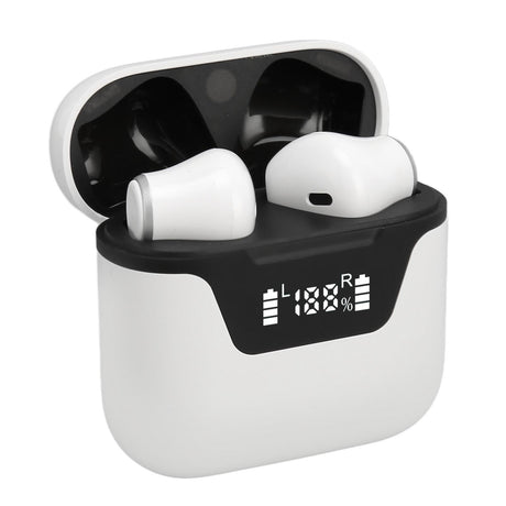 Language Translator Earbuds Bluetooth Support 144 Languages Translation Wireless Translator Earphone White