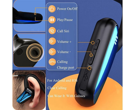 Sports Wireless Headphones - Waterproof - Bluetooth Earbuds for Running Walking Cycling