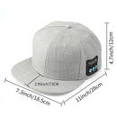Dark Blue Wireless Bluetooth Hat - Sports Cap with Dual Speakers, Bluetooth 5.4,Outdoor Music Hat for Running,Jogging,and Sports