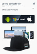Dark Blue Wireless Bluetooth Hat - Sports Cap with Dual Speakers, Bluetooth 5.4,Outdoor Music Hat for Running,Jogging,and Sports