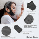 Anti Snore Chin Strap [upgraded 2023], Vosaro Snoring Solution Effective Anti Snore Device, Adjustable And Breathable Stop Snoring Head Band For Men & Women