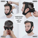 Anti Snore Chin Strap [upgraded 2023], Vosaro Snoring Solution Effective Anti Snore Device, Adjustable And Breathable Stop Snoring Head Band For Men & Women