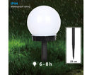Solar Lights Outdoor, 6 Pack Solar LED Globe Powered Garden Light Waterproof for Yard Patio Walkway Landscape In-Ground Spike Pathway Cool White