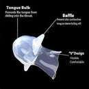 Transparent Silicone Tongue Anti Snoring Device Medical Silicone Anti Snore Device Apnea Aid